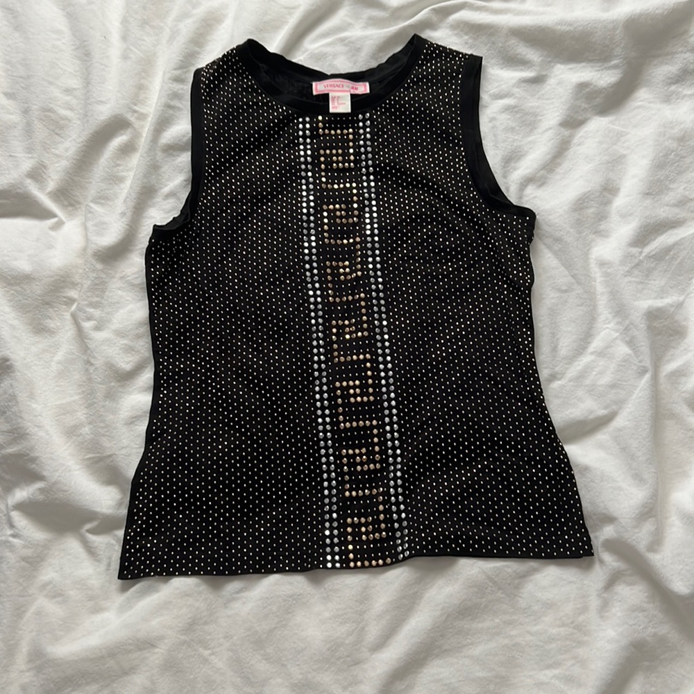 versace by h&m size 6 / 36 small top glitters